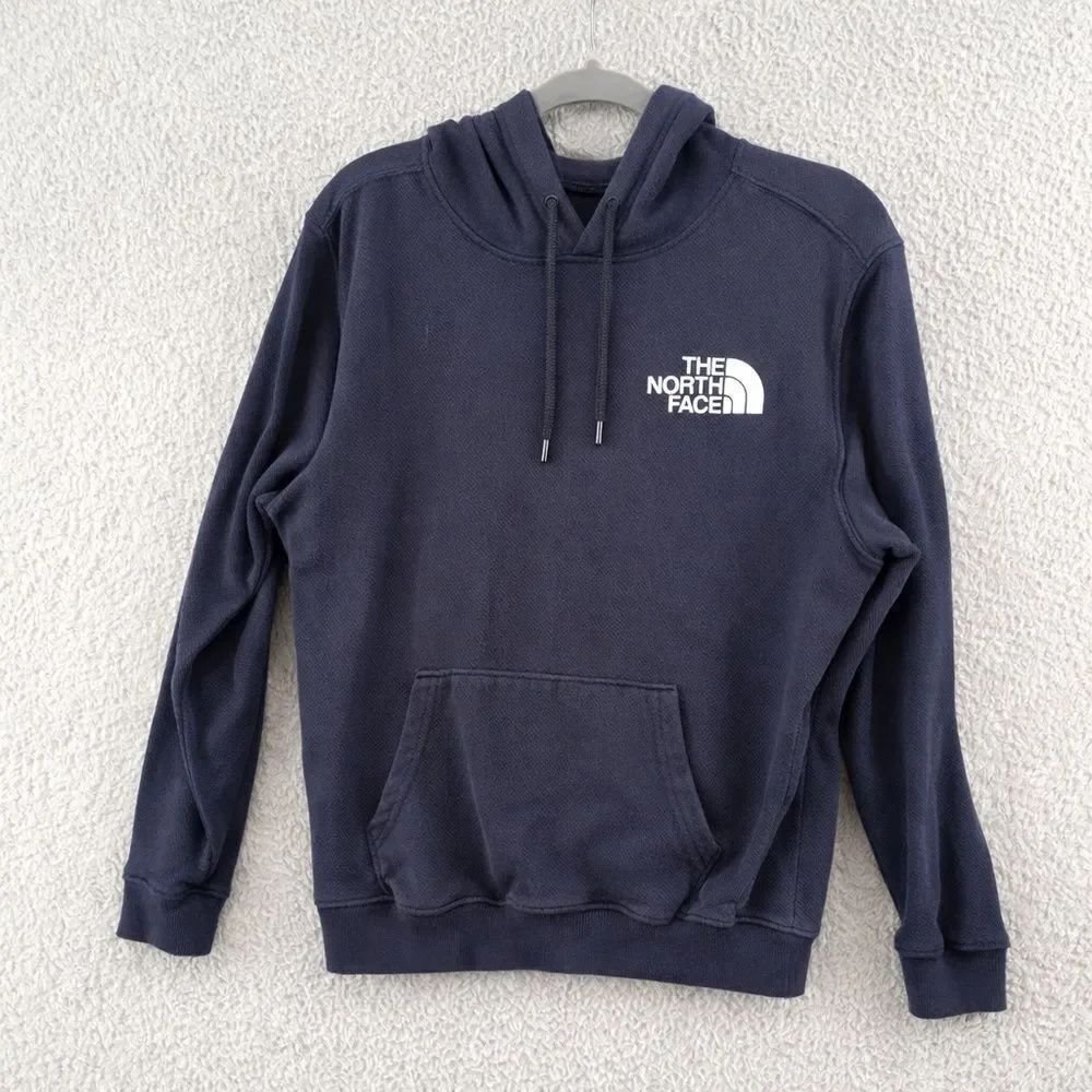 The North Face Men’s Logo Pullover Hoodie Navy Blue Size S